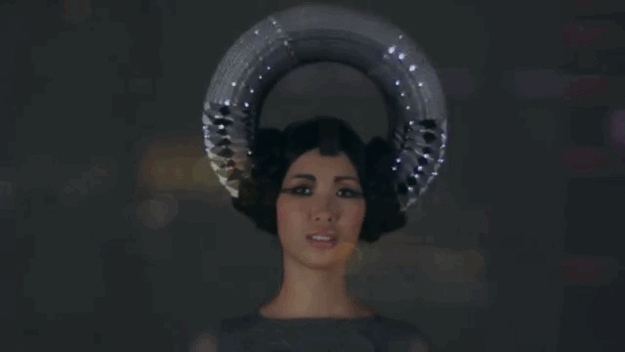 Using headgear even Padmé Amidala would balk at, the Blinkifier takes flirting to a new level. Using fake eyelashes attached to the headdress via lines of conductive eyeliner, the LEDs respond to specific eye-movement patterns, whether voluntary or involuntary. Researchers hope the result will create a way to enrich emotional dialogues with visual cues.