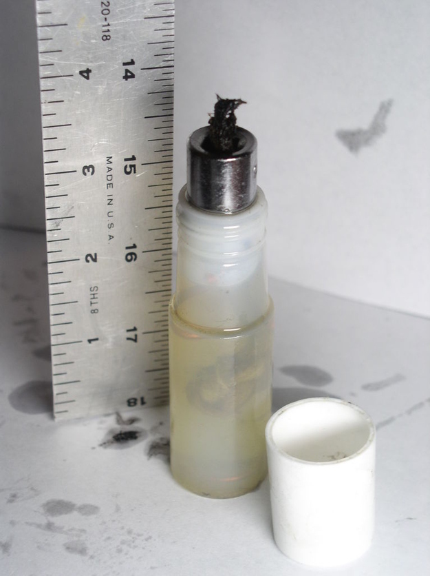 Make pocket-sized oil lamps out of travel-size or hotel toiletry shampoo bottles.