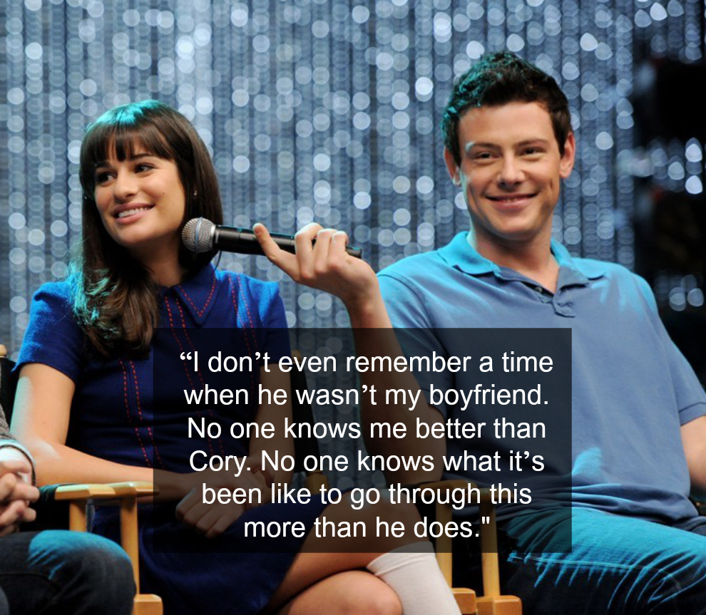 A Timeline Of Cory Monteith And Lea Michele s Relationship