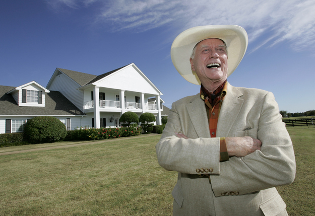 Larry Hagman died in the middle of filming the second season of TNT's rival of the prime-time soap opera "Dallas". Hagman was iconic as the show's J. R. Ewing, who was responsible for the best known plot of the original program, involving his attempted murder. He was actually murdered in a season 2 episode, and his death later became the major plot that drove the remainder of the season. Even from the grave, J.R. Ewing was able to manipulate events and scheme and plot.Actor Jim Davis died during the original production of Dallas, and his character was killed off the show after an extended absence.