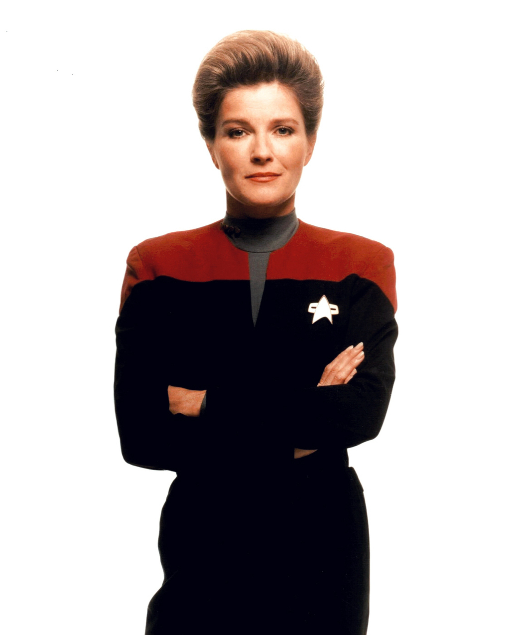 She managed to get her crew back to the Alpha quadrant before they were grey and old.