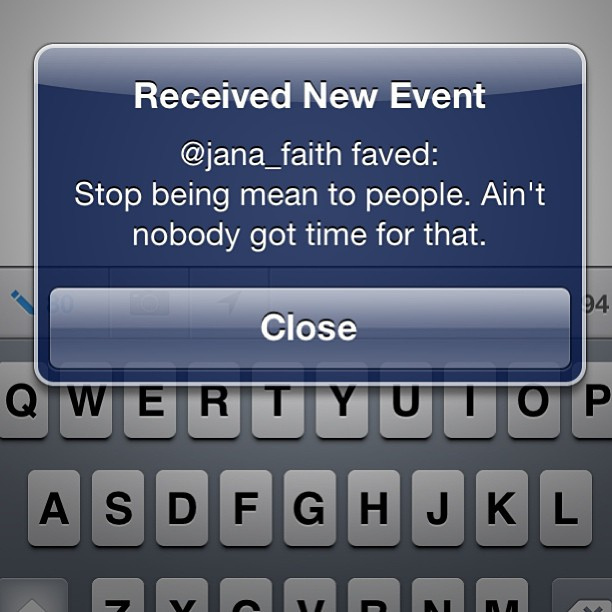 Screw the h8rs. Ain't nobody got time for that.