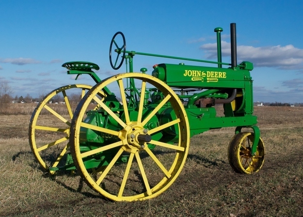 Though John Deere himself was born in Vermont, his success came from inventing the first commercially successful cast-steel plow after settling in Grand Detour, Ill. He moved the business operations to Moline, Ill., for shipping purposes, and it remains headquartered there today.