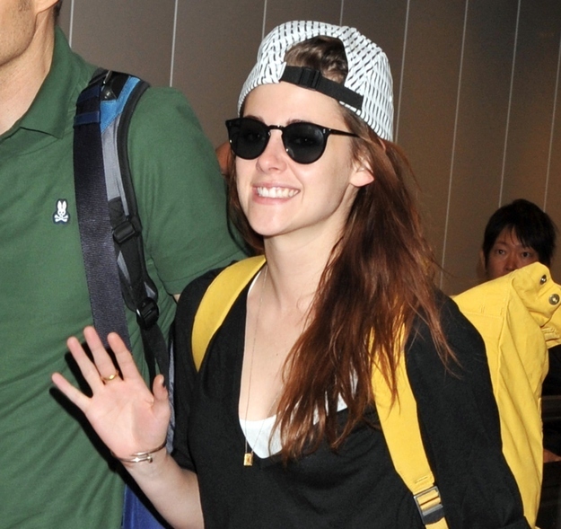 Even at the paparazzi in Tokyo..