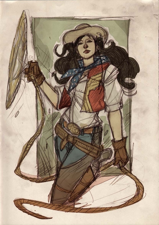 Way cool Western Wonder Woman.(Denis Medri)