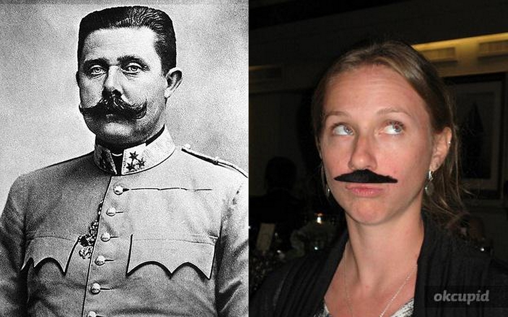 "My moustache was worth starting a war over. Yours isn't."