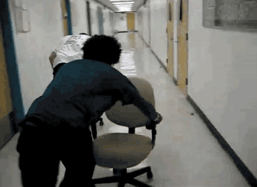 Problem: Stress in college can build up without you even realizing it. Solution: Take some time to be yourself, act crazy, and release some nervous energy.