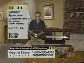 And you could buy them from real-life blacksmiths, not cheesy late-night infomercials.