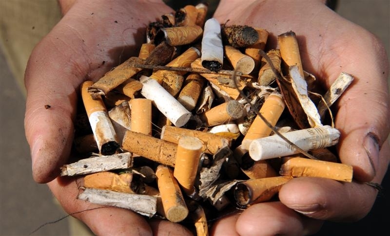 Apparently, the artist has been storing up rubbish for a while. He claims to have cigarette butts from such famous friends as Primal Scream's Bobby Gillespie, ex-girlfriend Kate Moss, and the late Amy Winehouse. These stubs are valued at £100 each.