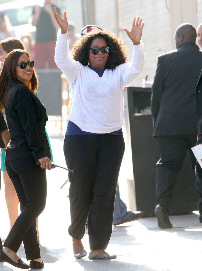 Oprah Winfrey Arriving Places
