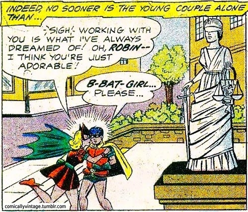 Clearly she doesn't know about Robin.