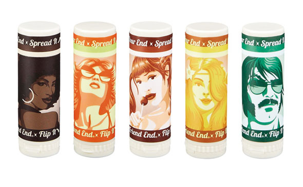 Balm Chicky Balm Balm is here to help keep your lips moistened while celebrating the certified-groovy days of adult films. And while the title sets the mood, Balm Chicky's stars provide the action. Flavors/talent includes Juicy Melons, Sweet Baby Ginger, Huge Cucumber, Wild Mountain Honey, and Hot Chocolate Love. Each tube contains three-times as much balm as your typical lip balm. And, much like the adult film stars of the time, Balm Chicky is 100% natural. But the real scene-stealer is each tube's patented Friend End™. Placed on the opposite end of the tube is a separate stash of balm with a flip-cap -- just the right size for the finger of a friend in need.