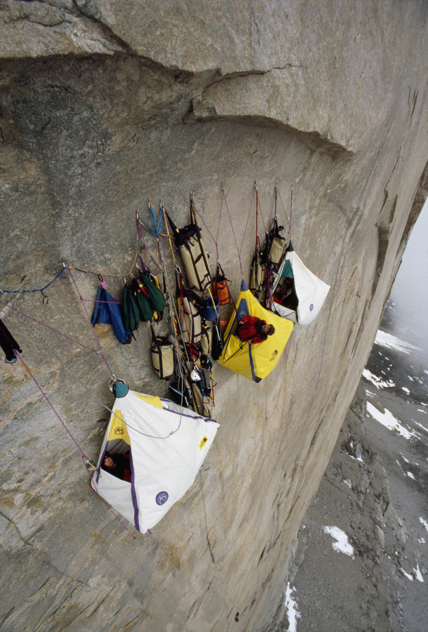You're not alive until you've slept in a tent SUSPENDED IN THE AIR.