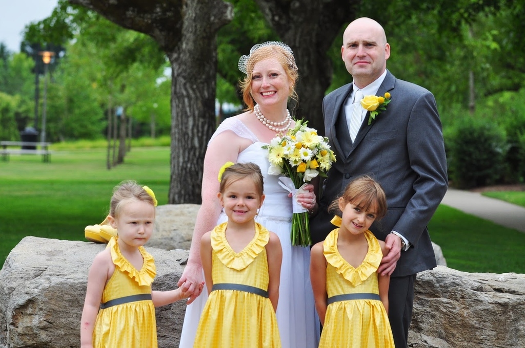 The bride is unphased, but she clearly got in the groom's head