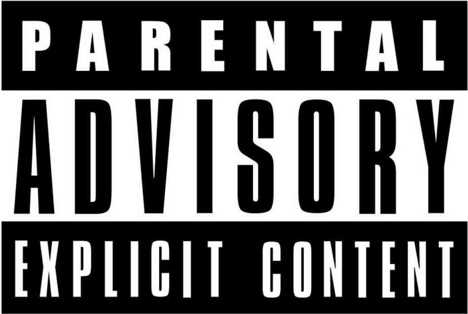 Prince's lyrics for "Darling Nikki" caused Tipper Gore to form the Parents Music Resource Center which designed this cautionary label formally adopted by the recording industry ever since.