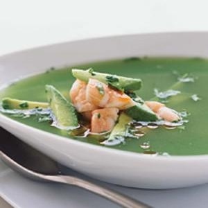 This cooling summer soup can be prepped well in advance of guests' arrival.