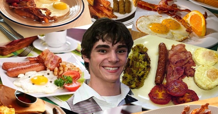 And finally, who doesn't love breakfast?!? This new show premieres daily between 8:00AM and 9:00AM and features RJ Mitte sitting at a table eating breakfast with you. Tomorrow on "Breakfast with RJ Mitte". . . toast!