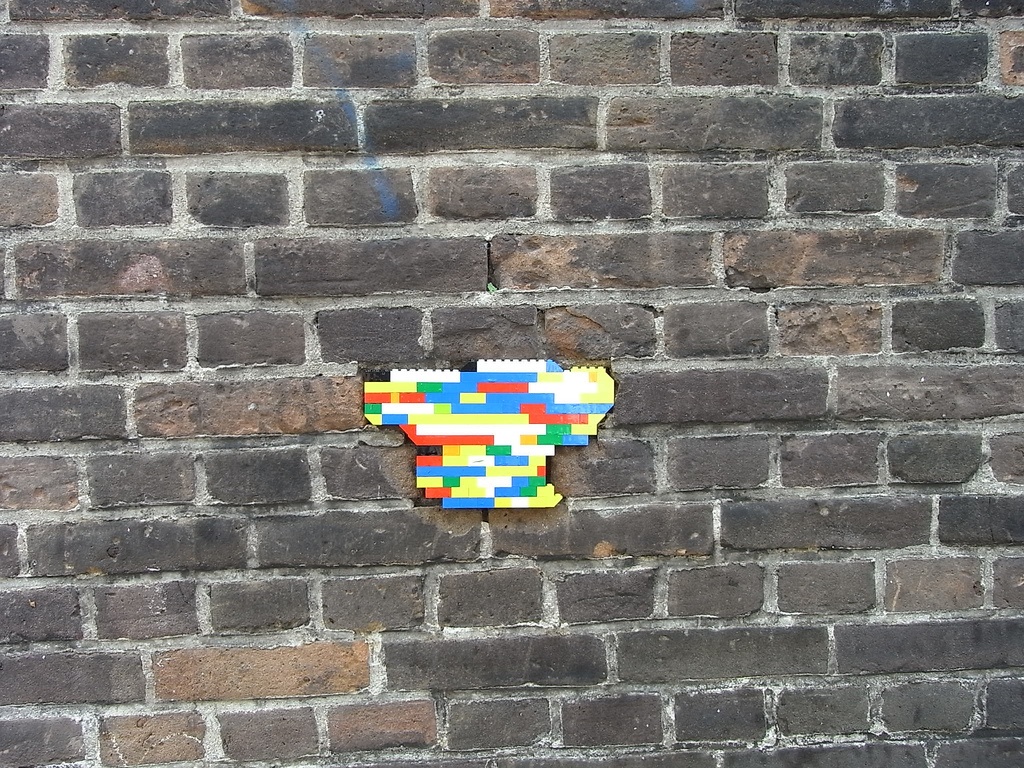 Jan Vormann never outgrew the LEGO. His patchwork can be spotted across Europe.