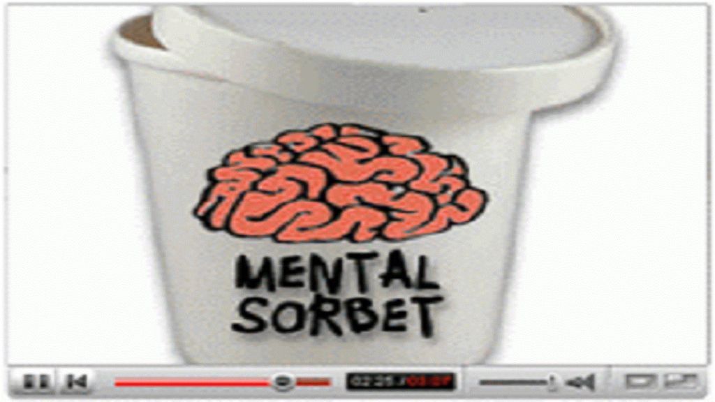 Here is another "Mental Sorbet" that we could use to momentarily forget about those things that leave a bad taste in our mouths.