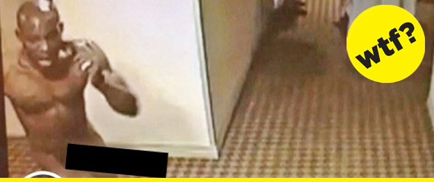 TMZ has obtained a video of DMX doing a naked lap around the hallways of a Detroit hotel.