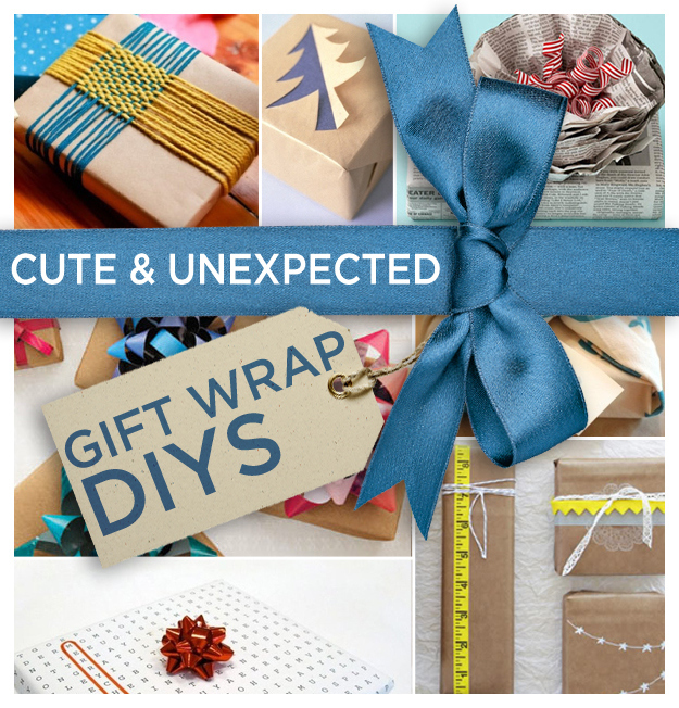 5 Quick Gift Wrapping Ideas with Repurposed Decor - allisa jacobs