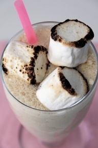 Toasted Marshmallow Milkshake...sip and savor or gulp til it's gone.