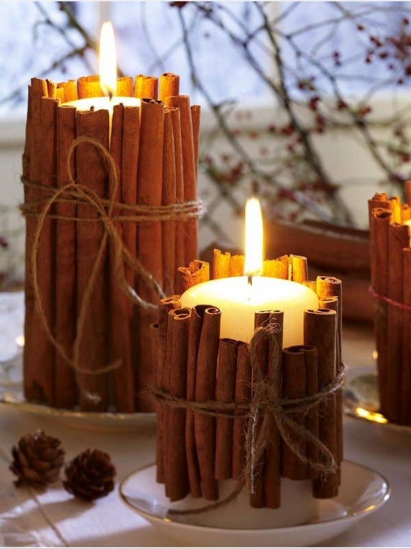 They'll make your house smell amazing. You could glue the sticks around a can for extra sturdiness.
