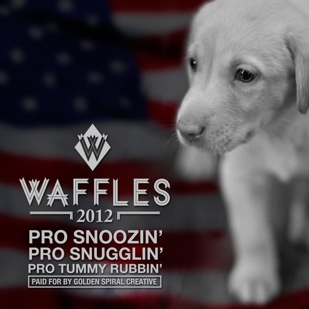 How could you not vote #Waffles2012?!#Waffles2012!