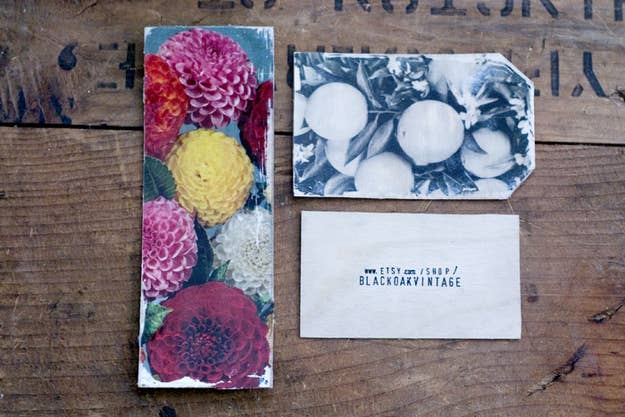 You can also use this method for business cards or bookmarks.