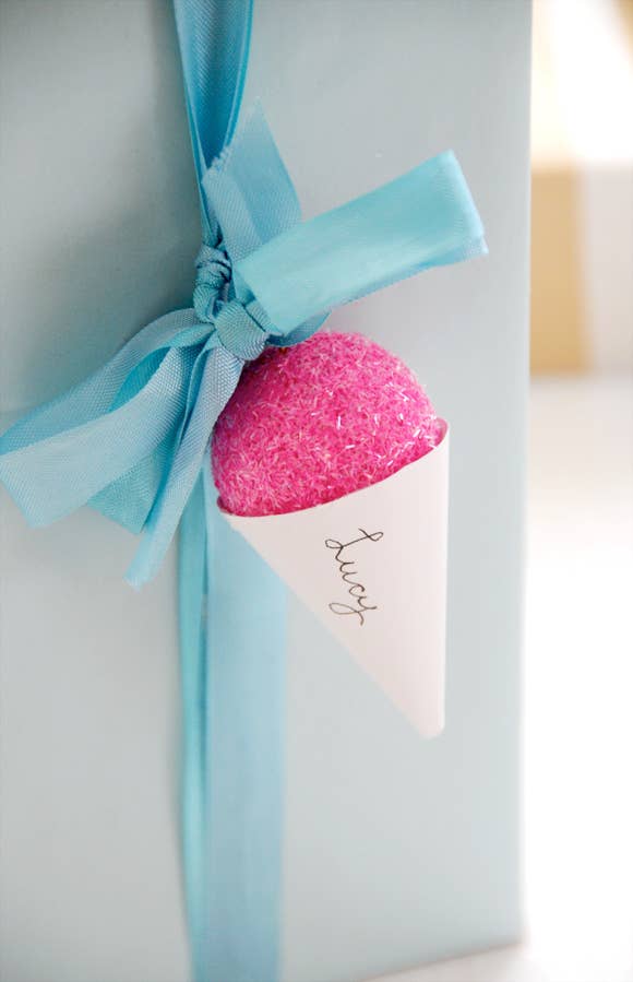 These will require a little crafting from styrofoam balls. But you could always make a bunch of them for a birthday party garland.