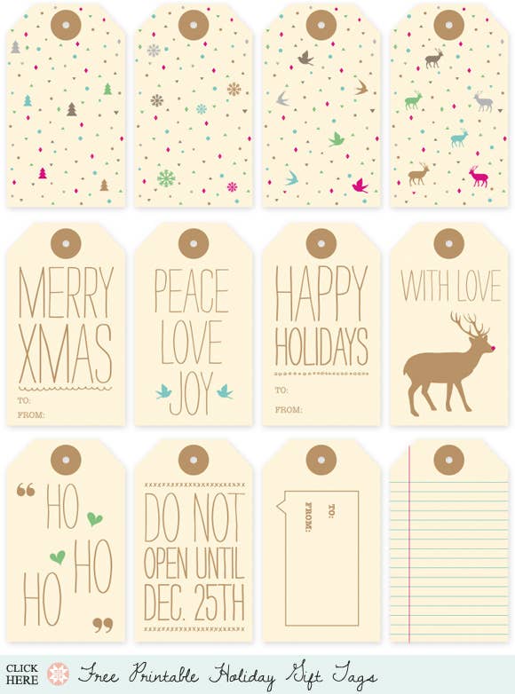 51 Seriously Adorable Gift Tag Ideas