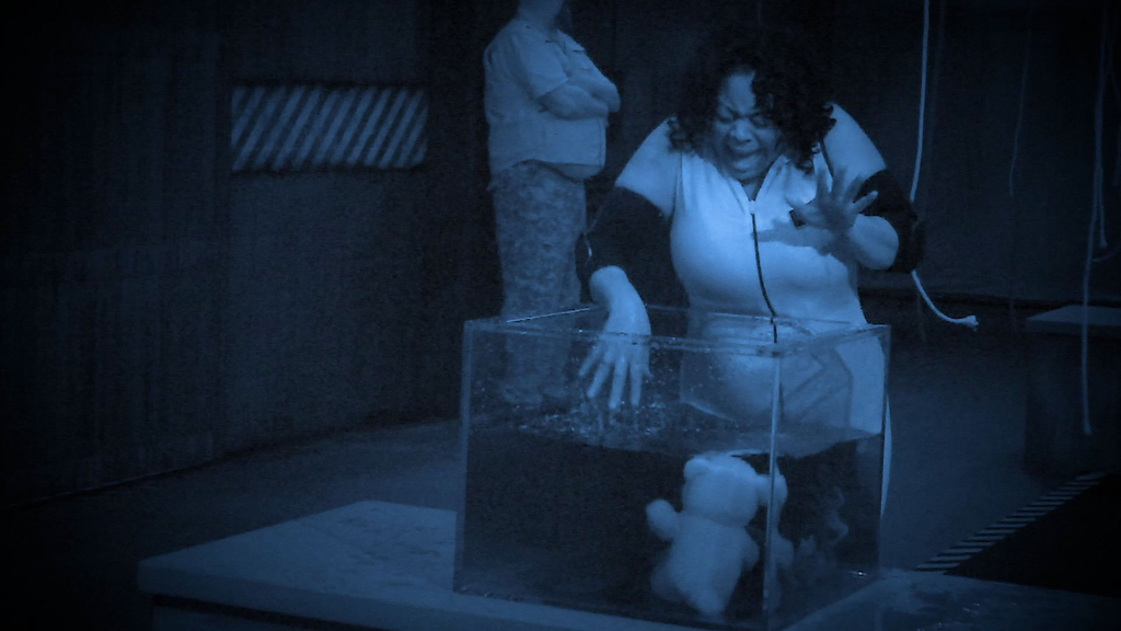 The fear of bears, but the phobia can also manifest itself in a fear of teddy bears. Watch contestants face their fears and much more on Syfy’s new season of Total Blackout.