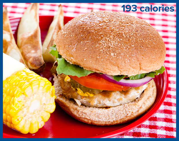 The addition of mushrooms to the turkey meat helps keep this burger moist and filling.Find out how to make it here.