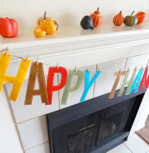 Make one for birthdays, Thanksgiving, New Year's, or just because garlands are the best.