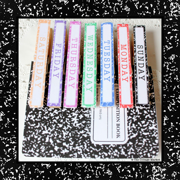 Use them to keep track of homework or work assignments.