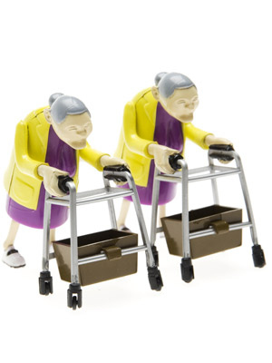 Hours (literally) of entertainment, & I've always wondered how fast granny May and Granny Caroline could go...