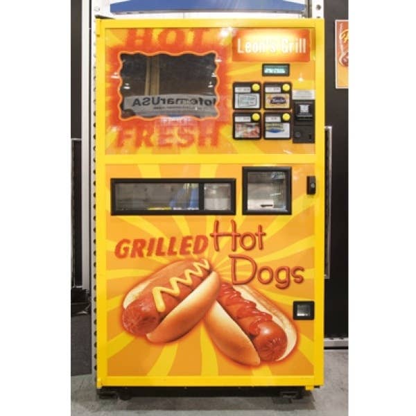 Hot dog vending machine RSL Top 50 unusual vending solutions