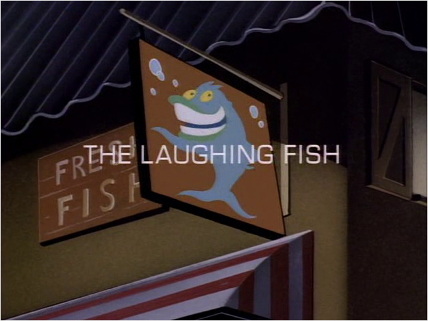 The Joker makes a laughing gas variant that only affects fish, but when the copyright office refuses to copyright it, Batman must save them from Joker's insane rage.
