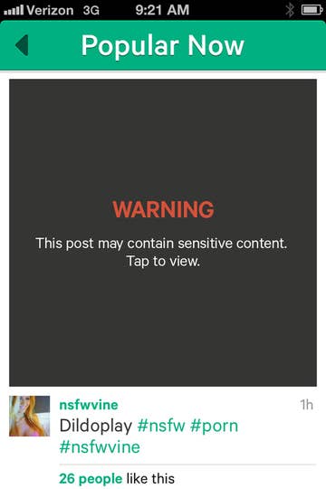 Popular Vine Porn Videos - How Vine Put Hardcore Porn In Front Of Its Entire Userbase