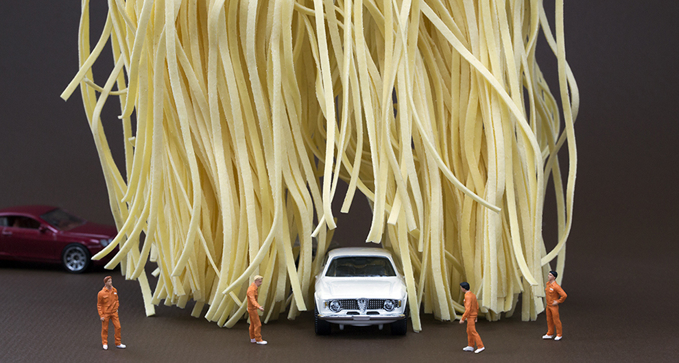 "The deluxe carbonara service had to be cancelled after too many people lost mirrors and antennas."