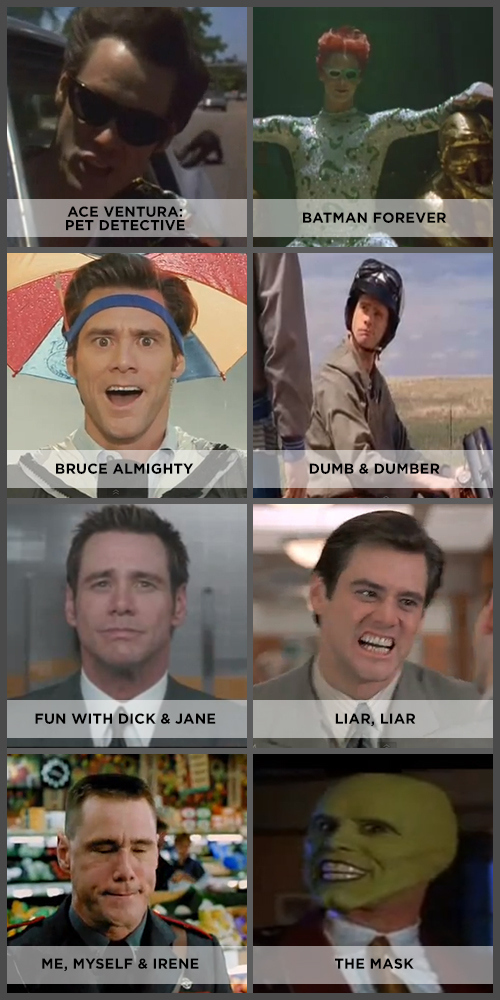 We all know that Jim can play the wacky character well. We also know that he can do drama, too. But how do we remember him most fondly? Talking through his butt cheeks, obviously.
