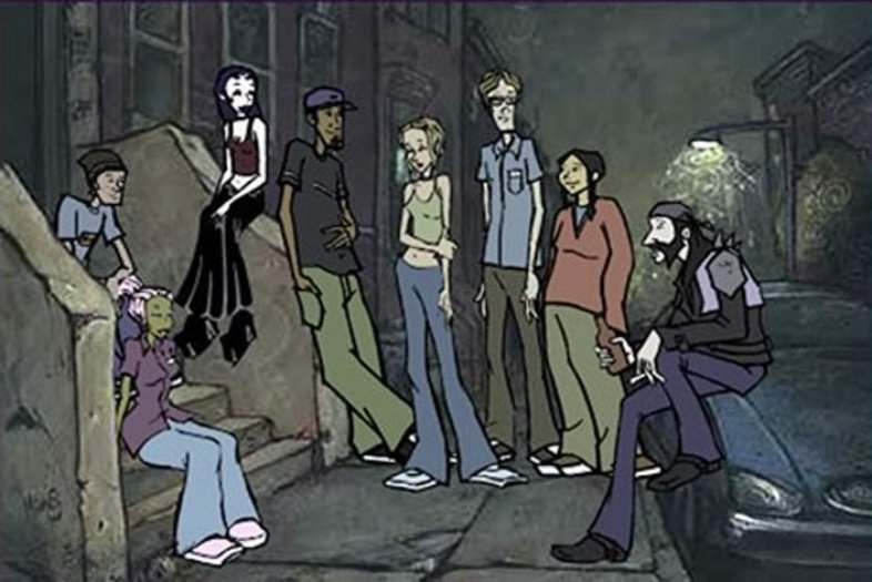 After working as an animator on "Beavis and Butthead", Chris Prynoski created this show about a group of gen-Xers living in the Lower East Side. Although it ran for just one season, it gained an Emmy nomination for Best Animated Program. Basically, it's a pre-9/11 show about hipsters in New York. Still very watchable, even today.