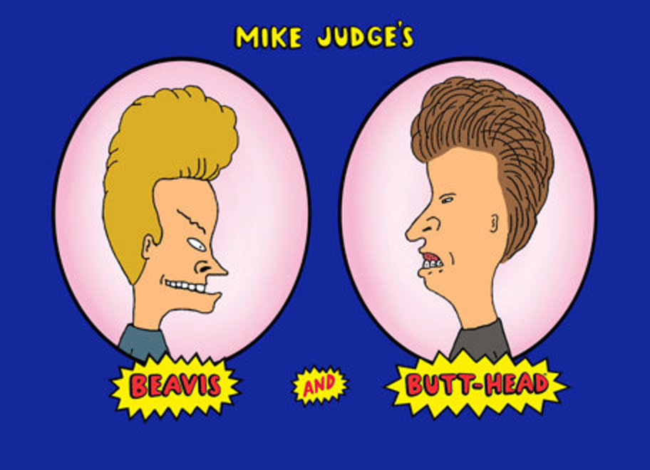 Twenty years ago, "Beavis and Butthead" were a couple of glue-sniffing morons created by Mike Judge, an ex-defense subcontractor who dabbled in animation. Today, his boys are considered brilliant caricatures of teenage ennui... and Judge himself has satirized even more aspects of American life with stuff like "Office Space", "Idiocracy" and "King Of The Hill".It was MTV's most successful piece of animated work. The show was revived as a modern but wonderfully unchanged version of itself in 2011.