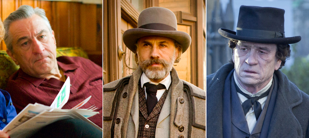 By contrast, there may be no tighter race at the Oscars this year than the one among this quintet of past winners.Nominees:Alan Arkin, ArgoRobert De Niro, Silver Linings PlaybookPhilip Seymour Hoffman, The MasterTommy Lee Jones, LincolnChristoph Waltz, Django UnchainedShould win: Two-time winner De Niro hasn't been this good in ages — which may be why he hasn't been nominated since 1991's Cape Fear. But it's Tommy Lee Jones' deftly fulminating performance as radical abolitionist Thaddeus Stevens that has stayed with us the most.Will win: It would be an air-tight two-man race between beloved curmudgeons De Niro and Jones, but the most recent winner, Waltz, has actually walked away with the most hardware so far this year. Still, since Lincoln appears to have the most broad Academy support among these actors' films, we're going to peg Tommy Lee Jones the winner, in a squeaker. (But do not be surprised if De Niro, or even Waltz takes the stage instead.)