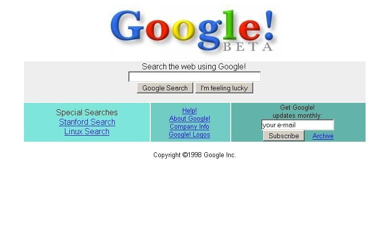 Yep, that's right, folks. The world's most popular search engine was launched 15 years ago. It's pretty crazy to imagine a life without Google since it's how we access information online. Fun fact: Larry Page and Sergey Brin originally named their project "BackRub" because the system checked backlinks to estimate the importance of a site.