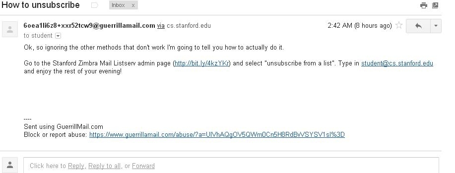 The bitly link redirects to meatspin.