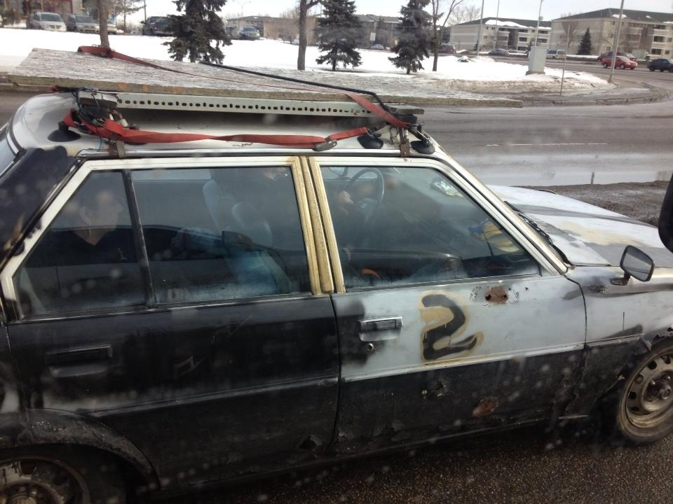 Also it seems that they do racing, or demolition derby on the weekends, as indicated by the number 2, a racing number. I think they're number 1!