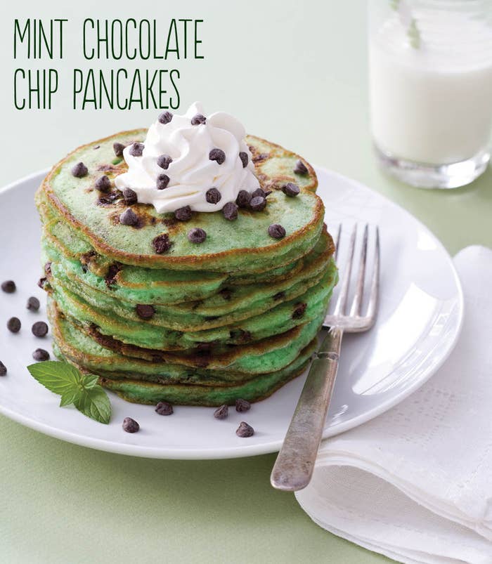 Mint Chocolate Chip Pancakes | Easy Pancake Recipes 