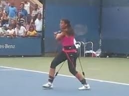 You won't be laughing when she's killing you in straight sets.