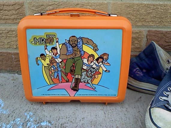 Monster Lunch Box, Metal Lunch Box for Kids
